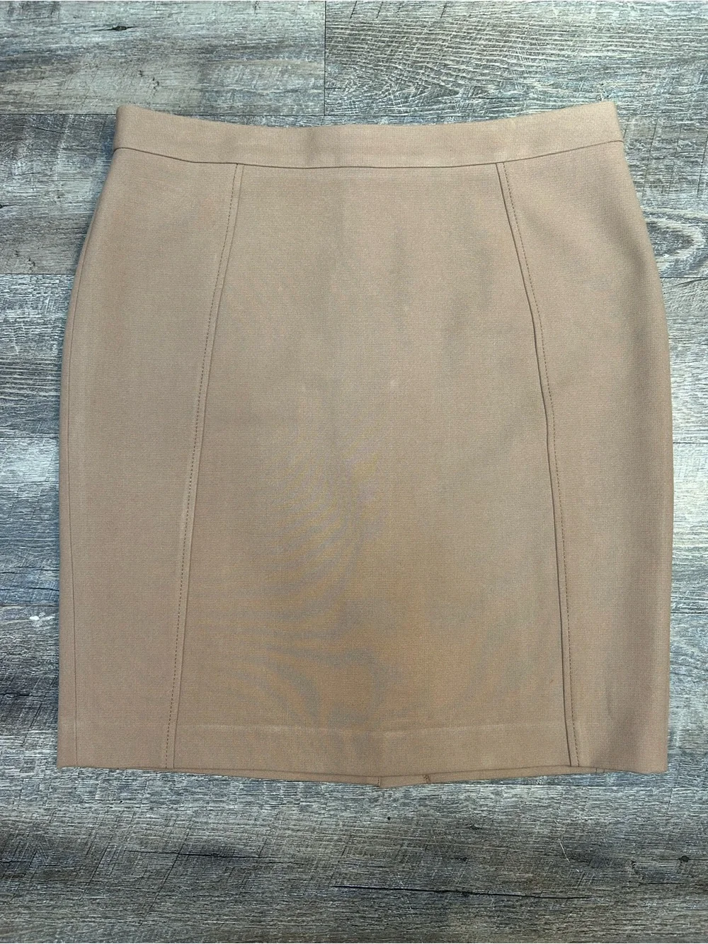 Halogen Camel Beige Pencil Skirt